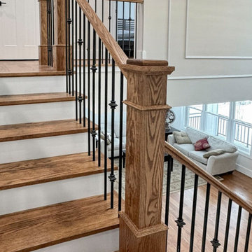Project #117 | Custom Twist on a Classic L-Shaped Stair