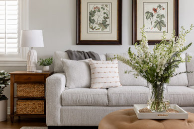 Transitional living room photo in Other