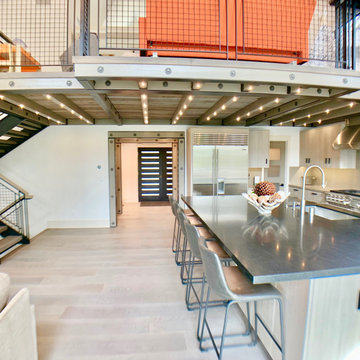 Modern Industrial Lodge, lake Arrowhead Lake Front