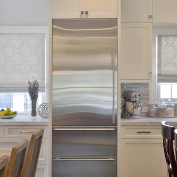 Classic White Kitchen in Southern Westchester
