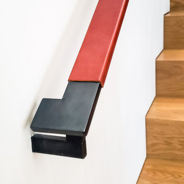 Lone Pine Leather Railing