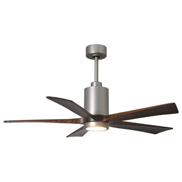 Patricia 5 Ceiling Fan, Brushed Nickel, 52"