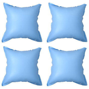 vidaXL Pool Pillow Inflatable Pool Cover Air Pillows for Winter 4 Pcs Blue PVC