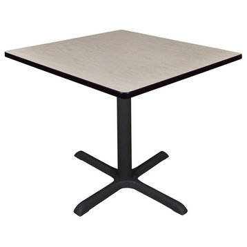 Cain 36" Square Breakroom Table, Maple