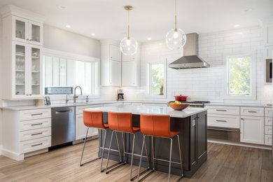 Inspiration for a contemporary kitchen remodel in Other