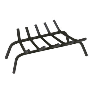 4 Bars Black Steel Grate 17 5 Traditional Fireplace Grates