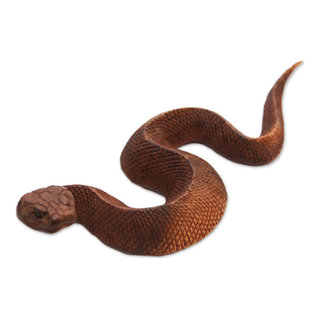 Gold Cobra Deco Object M, OROA Snake