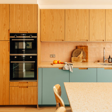 Montpelier Grove - Formica Dusty Jade + Oak