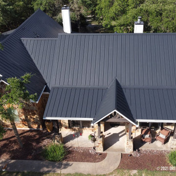 Standing Seam in Black Ore Matte