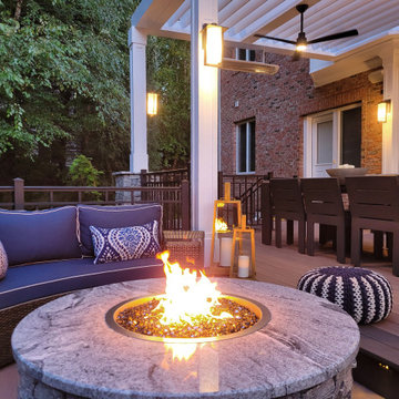 Classic Brick Home Outdoor Makeover - West Harrison, NY