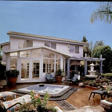 Sunroom and patio enclosures with vaulted ceilings