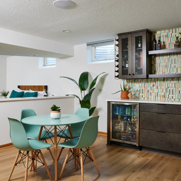 From Cave to Crave: A Lower-Level Mid-Century Remodel