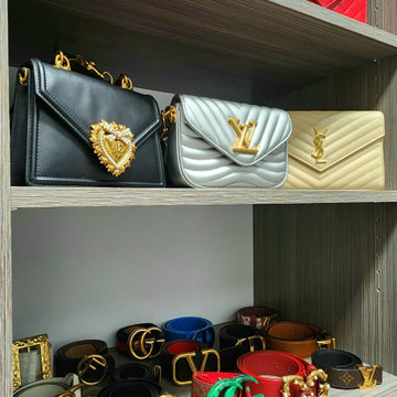 Closet Organizing Walk-in Closet