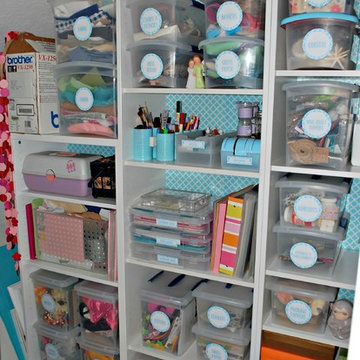 Organized Craft Closet