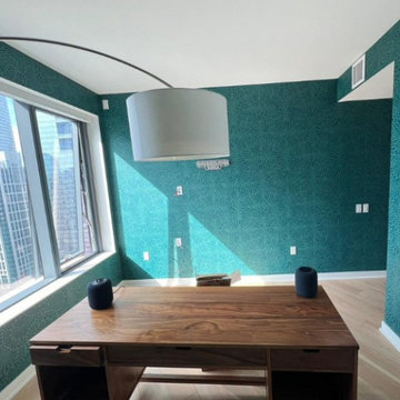 Office wallpaper installation Bonney Lake, WA
