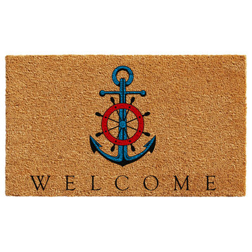 Ships Anchor Welcome Doormat