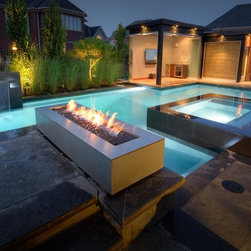 Suburban Modern Oasis - Fire Pits