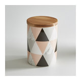 Горшок керамический с бамбуковой крышкой LA REDOUTE INTERIEURS