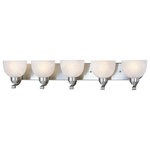 Minka Lavery - Minka Lavery 5425-84 Paradox - 5 Light Transitional Bath Vanity in Transitional - Mounting Direction: Reversible LIParadox 5 Light Tran Brushed Nickel Etche *UL Approved: YES Energy Star Qualified: n/a ADA Certified: n/a  *Number of Lights: 5-*Wattage:100w A19 Medium Base bulb(s) *Bulb Included:No *Bulb Type:A19 Medium Base *Finish Type:Brushed Nickel