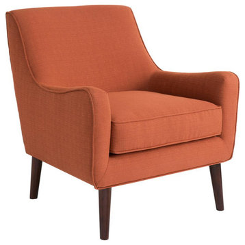 Madison Park Oxford Mid-Century Accent Chair, Orange