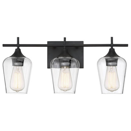 Savoy House Octave 3-Light Bath Bar, English Bronze