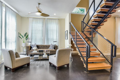 Inspiration for a living room remodel in Austin