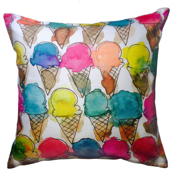 Ice Cream Cones Pillow