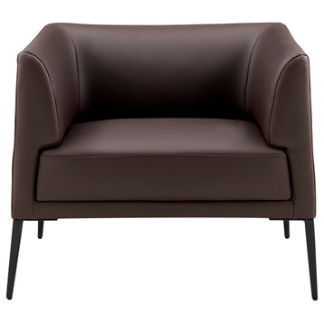 Matias Lounge Chair, Brown
