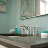 Moen T6805 Double Handle Widespread Bathroom Faucet - Brushed Nickel