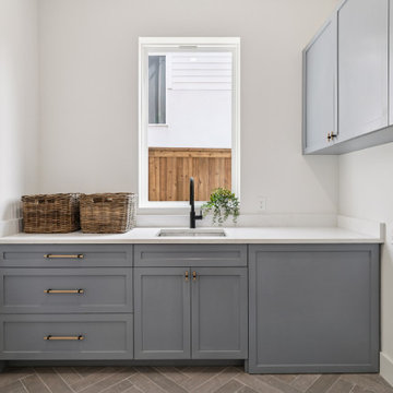 Functional Laundry Room in Lower Greenville | The Aster by Macan Homes