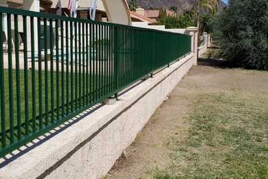 Golf course fence