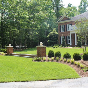 Symphony for Brick and Boxwood - Fredericksburg Landscape Design