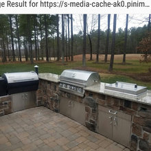 outdoor kitchen