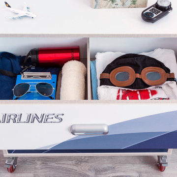 First Class Airplane Kids Bedroom