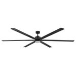HInkley - Hinkley Indy Maxx 99" Integrated LED Indoor/Outdoor Ceiling Fan, Matte Black - The raw, edgy style of Indy is the perfect complement for all modern industrial design-inspired rooms. Available in Brushed Nickel, Matte Black, Metallic Matte Bronze and Matte White, Indy Maxx features sleek aluminum blades. Indy Maxx is so versatile; it can be used for both indoor and outdoor spaces.