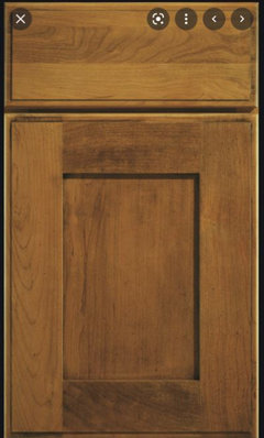 Cherry Cabinets with Aged Bourbon Finish/Stain