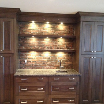 Oakville, Contemporary, Faux Brick Work