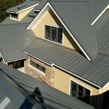 Weathered Zinc Standing Seam