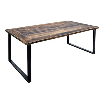 Erik Iron and Wood Dining Table