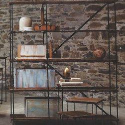 Roost Recycled Wood Book Shelf Tall - SKU: F728 - Storage Cabinets