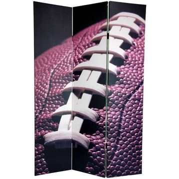 6' Tall Double Sided Football Canvas Room Divider