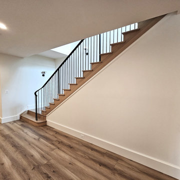 Project #119 | White Oak Staircase with Stacked Bullnose Detail
