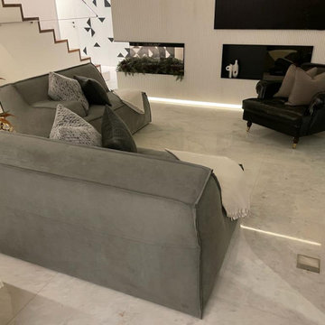 A Brutalist Villa Fully Furnished by Baxter