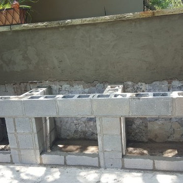 Handyman Outdoor Kitchen and Fence Project Cedar Park