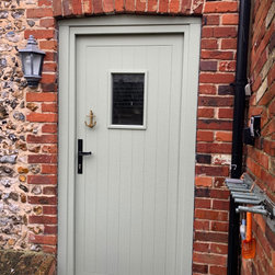 Grey timber doors - Screen Doors