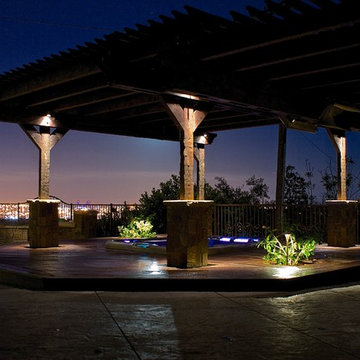 Landscape Lighting - Beautiful home in Rancho Palos Verdes, CA