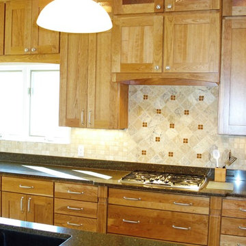 Simply Charming Contemporary Cherry Kitchen- Remodel