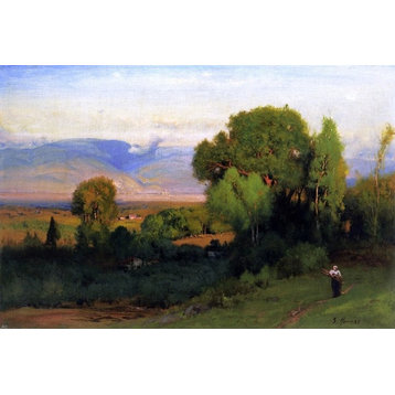 George Inness Landscape near Perugia Wall Decal