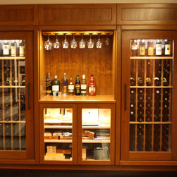Wine and Cigar Cabinet - Brookline, MA - Molding And Trim