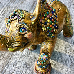 Tracey Keller Luxury Bronze Sculpture - Elephant - Sculptures